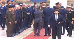 «بث مباشر».. الرئيس السيسي يصل إلى مسجد المشير طنطاوي لأداء صلاة الجمعة