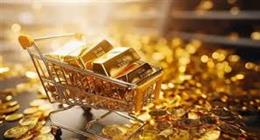 ارتفاع الذهب عالميا بنسبة 1% ويصل إلى 5128 دولاراً للأونصة