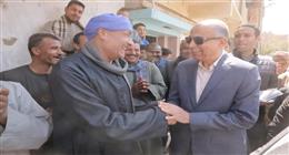 محافظ المنيا يعاين قطعة أرض مخصصة لإقامة مدرسة جديدة بقرية الروضة