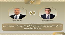 وزير الخارجية ونظيره الهولندي يبحثان سبل خفض التصعيد واحتواء التوتر في المنطقة