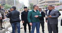  محافظ الجيزة يتابع حالة النظافة والإشغالات بالوراق وإمبابة والمنيرة الغربية