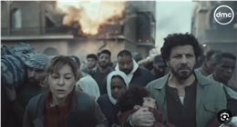 مسلسل صحاب الأرض الحلقة 13.. طائرات تلقي مساعدات للنازحين والشاحنات تنتظر الدخول