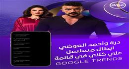 درة وأحمد العوضي أبطال مسلسل علي كلاي في قائمة GOOGLE TRENDS.. يذاع على dmc