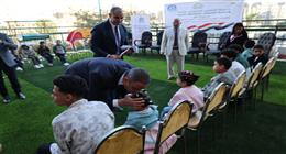 محافظ الجيزة يزور دور الأيتام ورعاية المسنين بالعجوزة عقب صلاة عيد الفطر