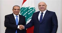 وزير الخارجية من بيروت: مصر تدعم لبنان وترفض الاعتداءات الإسرائيلية