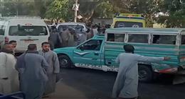 مصرع شقيقين وإصابة والدتهما في حادث تصادم بنجع حمادي