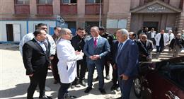 محافظ الجيزة يتابع انتظام سير العمل في مستشفى أم المصريين 