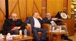نقيب المحامين يلتقي وفدًا من «منظمة التحرير» لبحث دعم القضية الفلسطينية