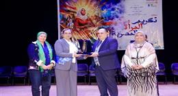 قصور الثقافة تكرم المستشارة أمل عمار باحتفالية تكريم المرأة المصرية والأم المثالية 