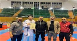 محافظ كفر الشيخ يهنئ البطل أحمد عبدالمعطي لفوزه ببطولة الجمهورية للكاراتيه 