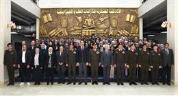 القوات المسلحة تنظم زيارة لوفد شبابي للأكاديمية العسكرية للدراسات العليا والاستراتيجية