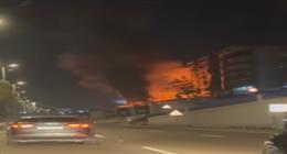 غارة إسرائيلية تستهدف سيارة على طريق المطار ببيروت