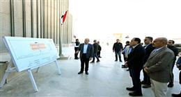 رئيس الوزراء يتفقد صومعة عتاقة بالسويس للاطمئنان على كفاءة منظومة تخزين القمح