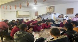أتوبيس الفن الجميل ينظم جولة تثقيفية للأطفال ذوي الهمم بالمتحف المصري