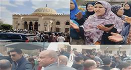 حكايات يوم الوداع.. 7 مشاهد مهيبة من جنازة والدة وزير الصناعة بالشرقية