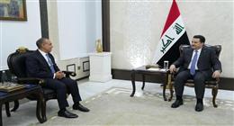 وزير الخارجية يلتقي رئيس وزراء العراق ويشدد على وقف أي اعتداءات على سيادة الدول العربية