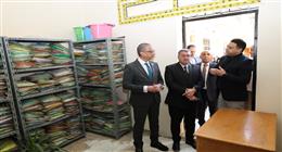 محافظ الجيزة يتفقد مشروع الجبانات في 6 أكتوبر لمتابعة سير العمل