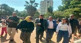 رئيس الخدمات البيطرية يتفقد حديقة حيوان الشرقية خلال احتفالات شم النسيم