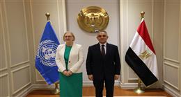 وزير العدل يبحث مع مساعد أمين عام الأمم المتحدة تعزيز التعاون في مجالات القانون