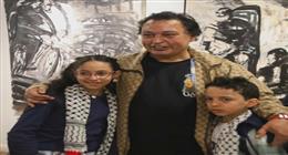 فنان مصري ينطلق من القاهرة لمخاطبة شعوب 50 دولة بـ«جدارية غزة»