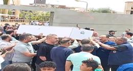 تشييع جثمان الدكتور ضياء العوضي إلى مقابر الأسرة في العبور (صور)