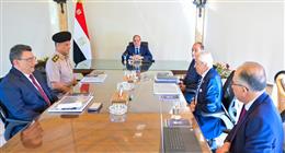  الرئيس السيسي يتابع الموقف التنفيذي لعدة مشروعات في مدينة الجلالة