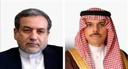 الخارجية الإيرانية: عراقجي بحث مع نظيره السعودي التطورات الإقليمية الراهنة