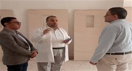 وكيل وزارة الصحة يتابع اللمسات الأخيرة لمبنى مستشفى الرمد الجديد بالمنوفية
