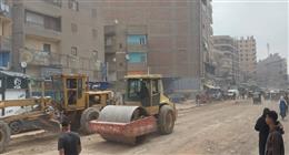 محافظ الجيزة يتابع أعمال تطوير ورفع كفاءة طريق ناهيا ببولاق الدكرور
