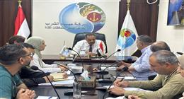 «المياه» تبحث جاهزية مشروعات «حياة كريمة» في القنطرة غرب وأبوصوير 