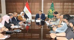محافظ القليوبية: تسليم طريق طوخ شبين القناطر  لجهة الرصف خلال شهرين 