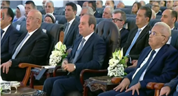 الرئيس السيسي يفتتح 4 مشروعات جديدة خلال احتفالية عيد العمال