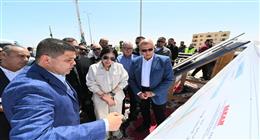 وزيرة الإسكان تتفقد مشروعات «نيو مارينا» ونفق البوغاز في الساحل الشمالي