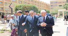وزير التعليم العالي ومحافظ المنيا يتفقدان سير الأعمال التنفيذية بالجامعة التكنولوجية