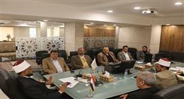 لترشيد الإنفاق.. أمين البحوث الإسلامية يناقش خطط العمل عن بعد