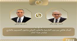 وزير الخارجية لـ رئيس وزراء لبنان: نكثف الاتصالات مع الشركاء لوقف العدوان 