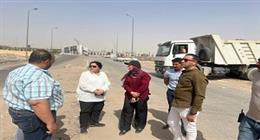 انطلاق أعمال تطوير محيط سوق العبور برفع 250 نقلة مخلفات هدم وبناء