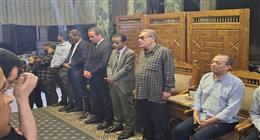 المسلماني يتلقى العزاء في الكاتب الراحل سيد العديسي