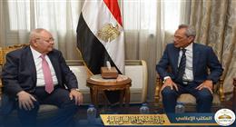 وزير شؤون المجالس النيابية يستقبل رئيس مجلس الدولة لبحث آليات التعاون المشترك
