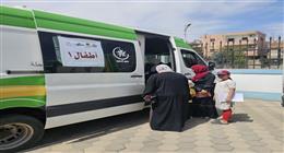 إجراء 2116 كشفاً طبياً على المواطنين ضمن قافلة مجانية بقرية تفهنا العزب في الغربية