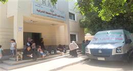 «حياة كريمة» تقدم 1823 خدمة طبية مجانية في قافلة بقرية صفط الشرقية بالمنيا