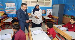 محافظ المنوفية يتابع لجان صفوف النقل في أول أيام امتحانات الترم الثاني