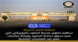 بعد إشادة «العمل الدولية».. كيف ساهم تطوير مدينة الجلود بالروبيكي في زيادة الصادرات؟