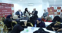 عضو التحالف الوطني تنظم قافلة لمحو أمية 300 مواطن