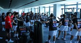 المنتخب الوطني يخوض تدريبا صباحيا في «الجيم» استعدادا لودية روسيا