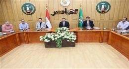 محافظ المنوفية يناقش الاستعدادات المبكرة لموسم ارتفاع منسوب النيل