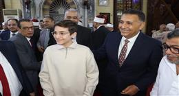محافظ القليوبية يؤدي صلاة عيد الأضحى المبارك بمسجد ناصر بمدينة بنها