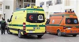 مصرع شخص وإصابة اثنين إثر انقلاب سيارة ربع نقل بطريق إسكندرية الصحراوي