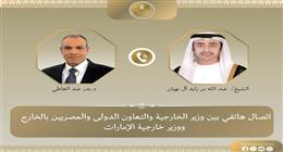 وزير الخارجية يبحث مع نظيره الإماراتي العلاقات الثنائية والتطورات الإقليمية  