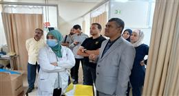 وكيل «صحة بالمنيا» يتفقد وحدة الحوارتة ومستشفى الصدر لمتابعة جودة الخدمات الطبية